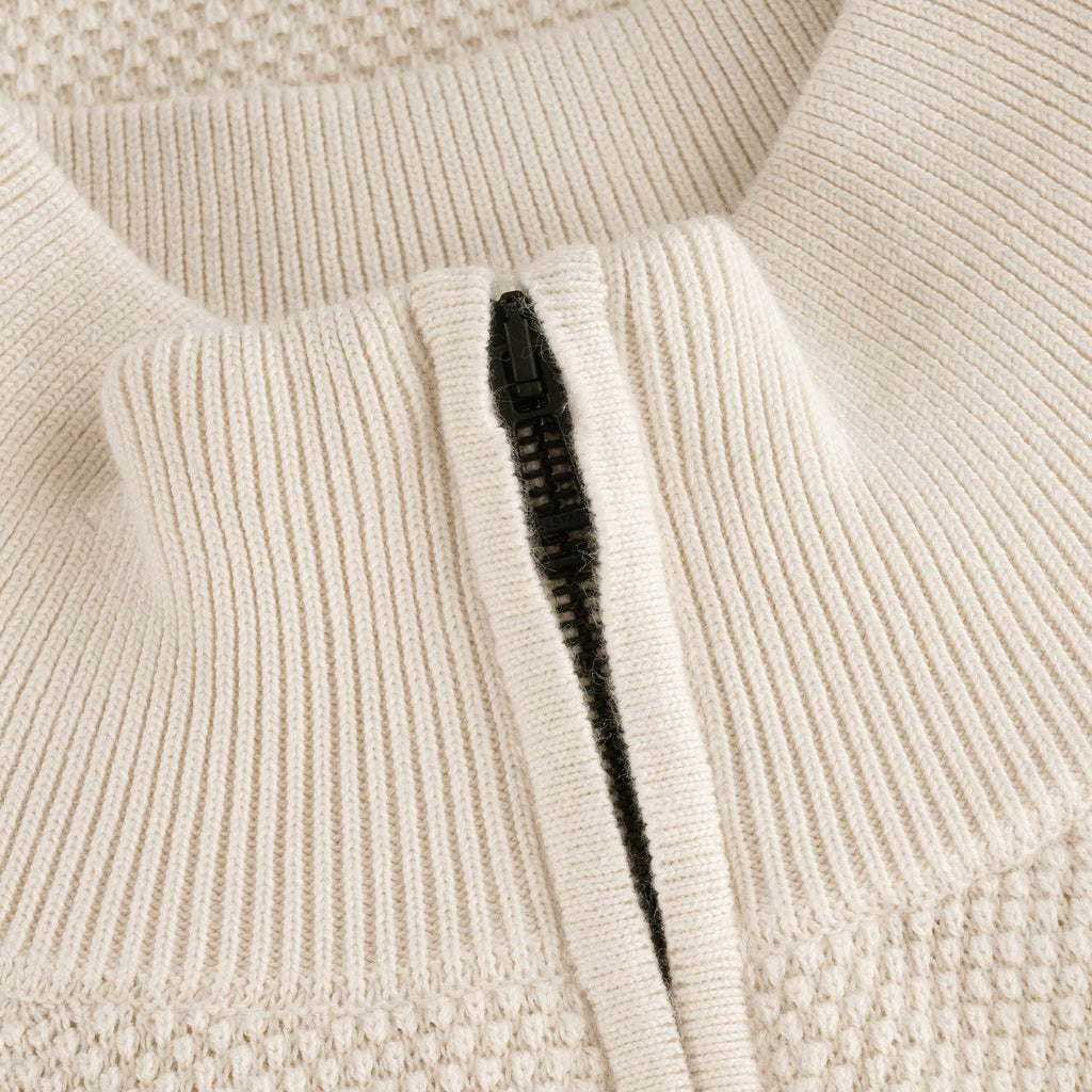 Belstaff Tide Quarter Zip Jumper - Magnolia