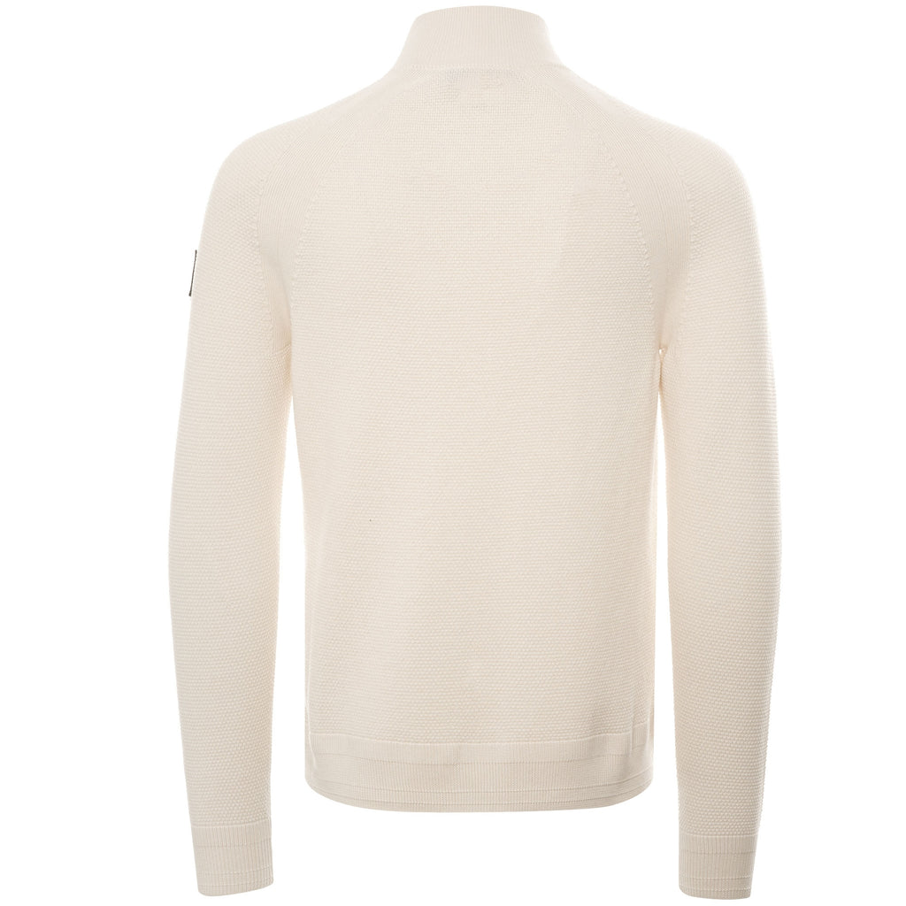 Belstaff Tide Quarter Zip Jumper - Magnolia