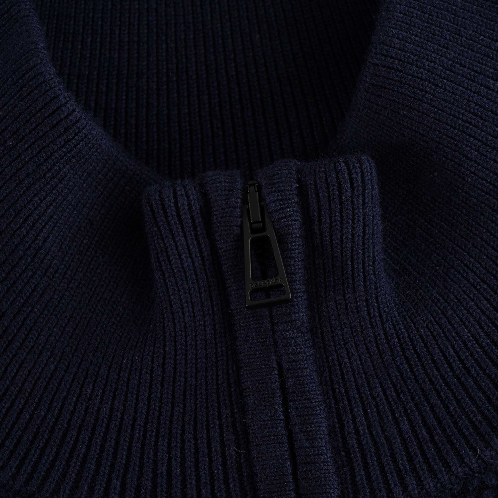 Belstaff Tide Quarter Zip Jumper - Dark Ink
