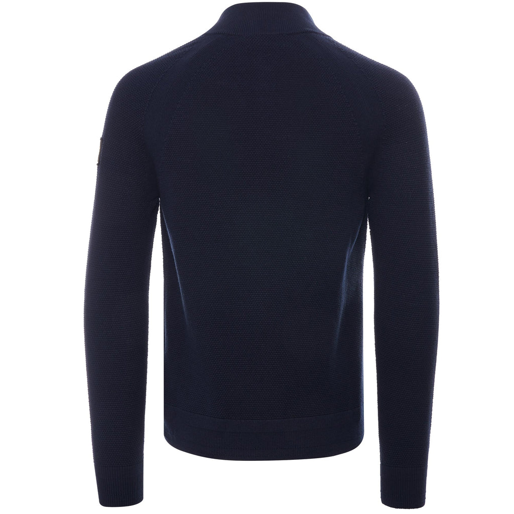 Belstaff Tide Quarter Zip Jumper - Dark Ink