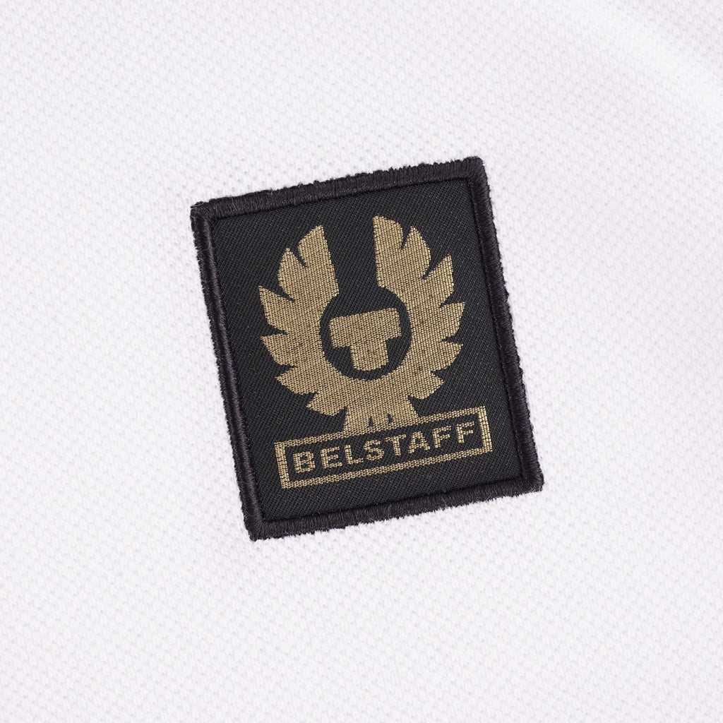 Belstaff Cotton Pique Patch Polo Shirt - White