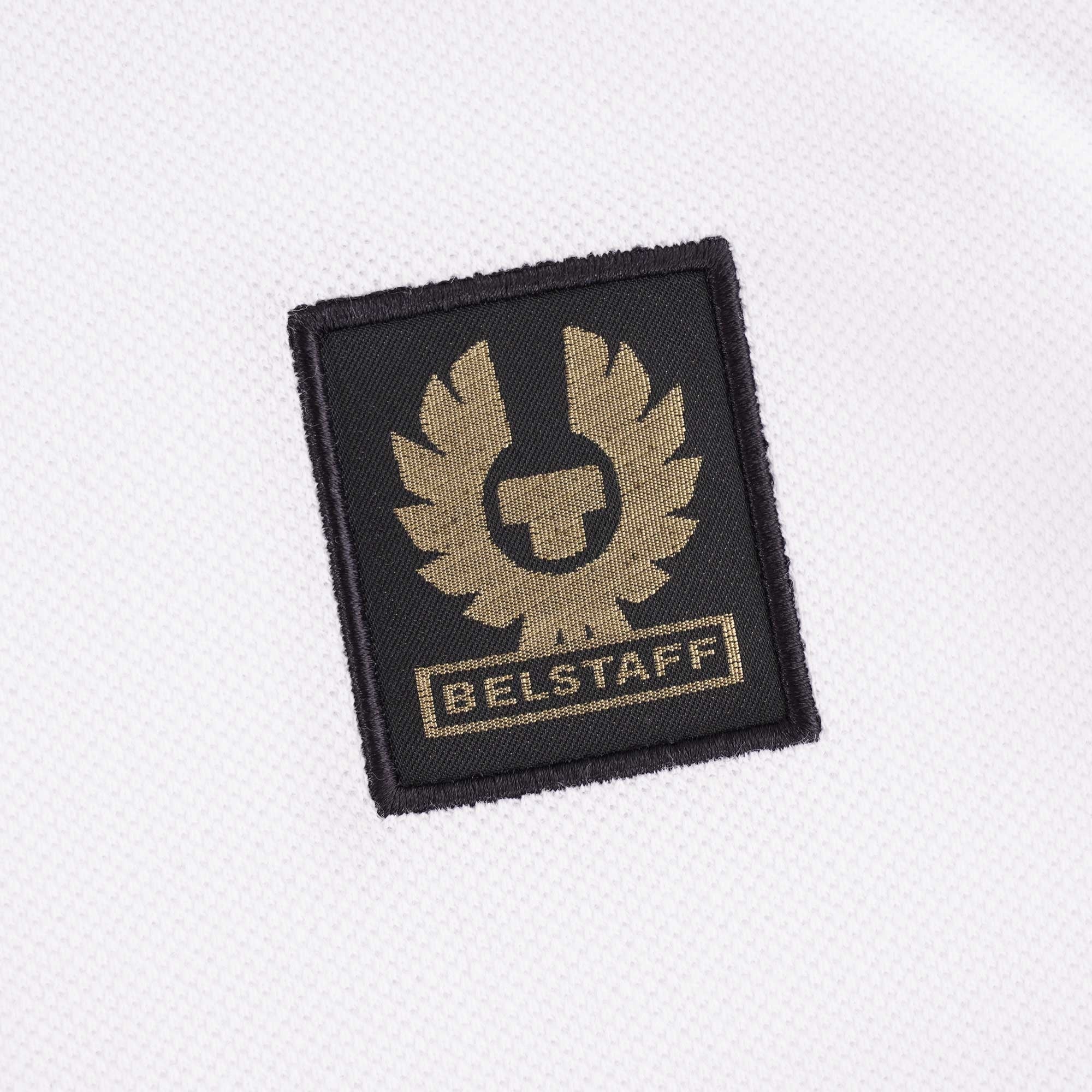 Belstaff Cotton Pique Patch Polo Shirt - White
