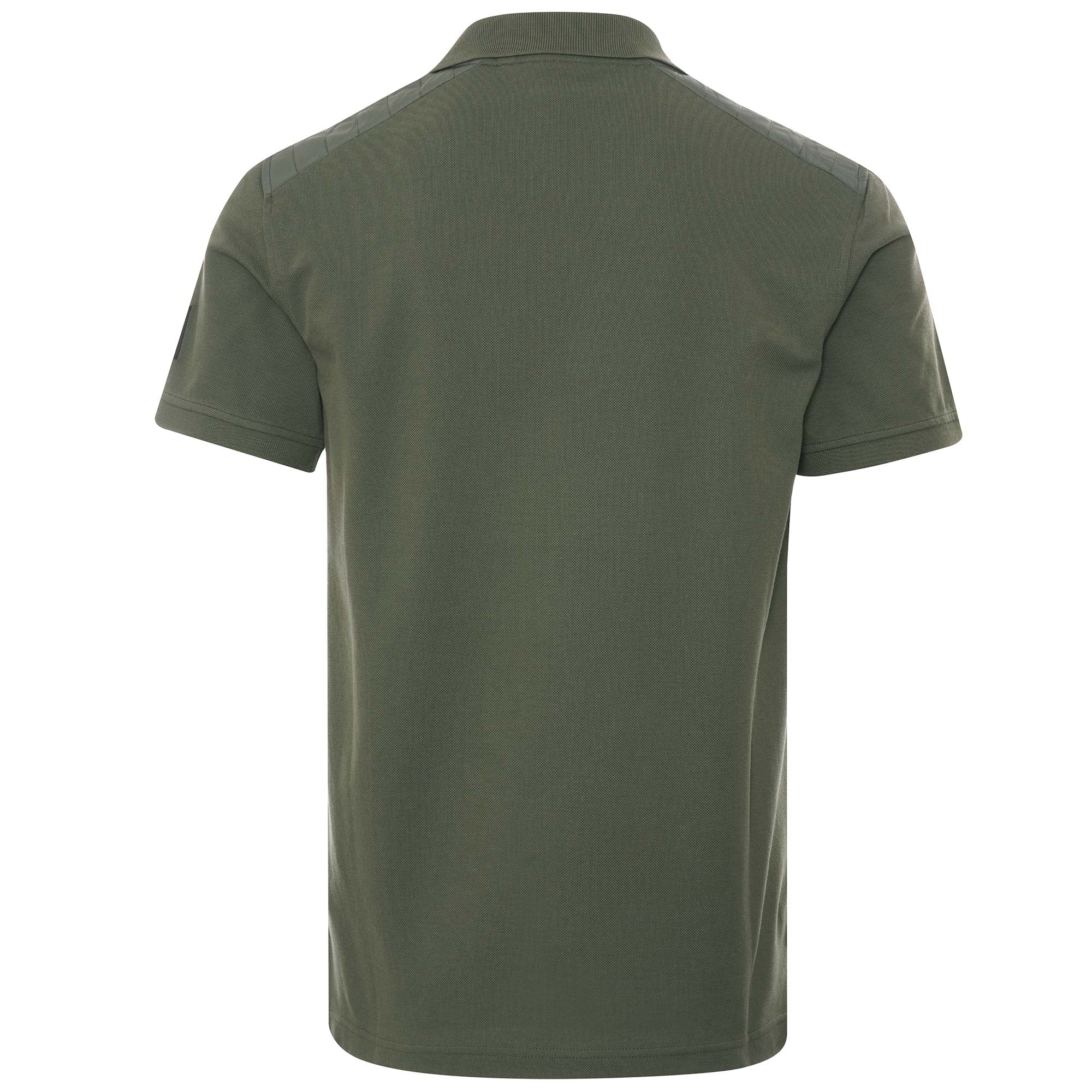 Belstaff Cotton Pique Racing Polo Shirt - Pewter Green