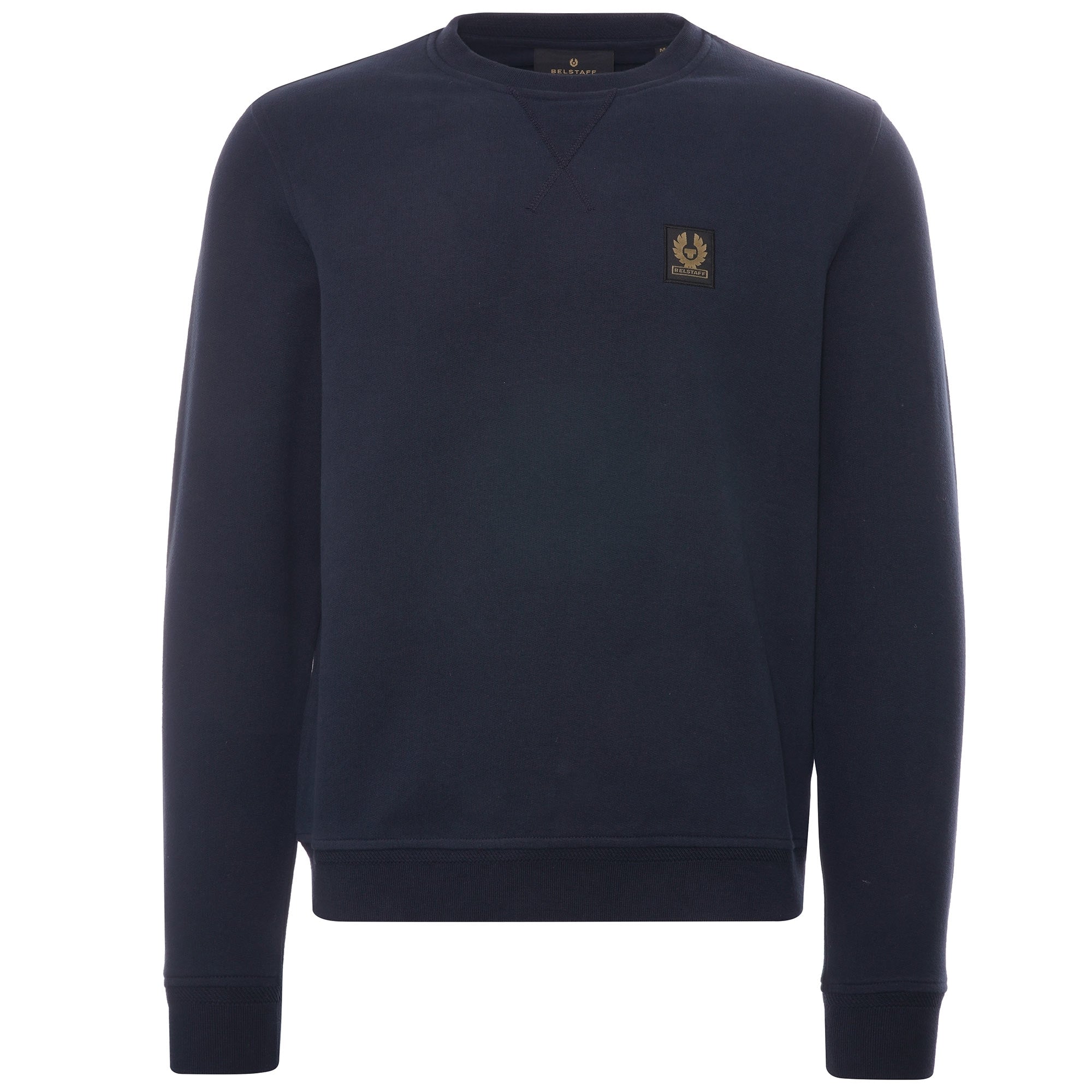Belstaff Cotton Fleece Crew Sweatshirt - Ink