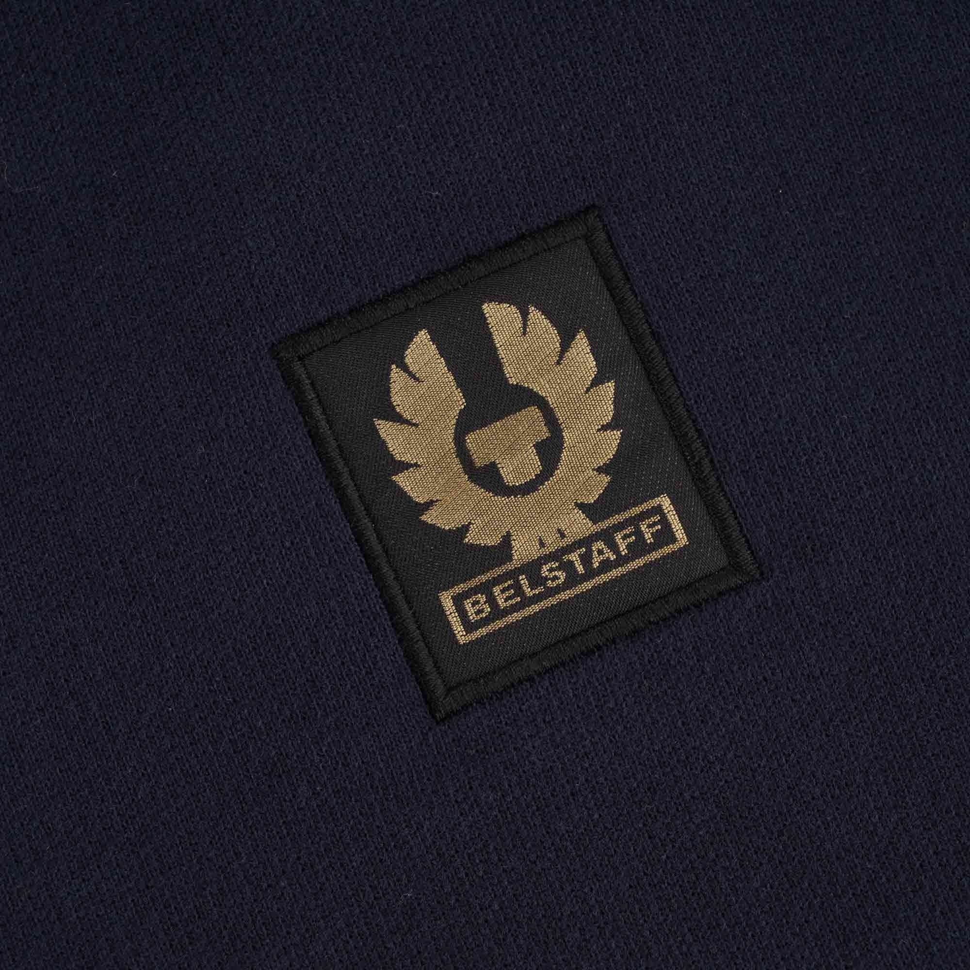 Belstaff Cotton Fleece Crew Sweatshirt - Ink