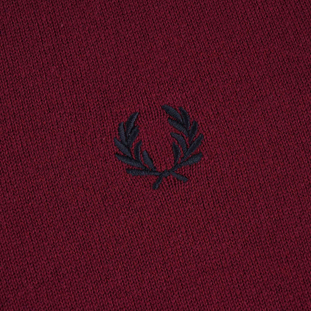Fred Perry Classic Crew Neck Jumper - Tawny Port