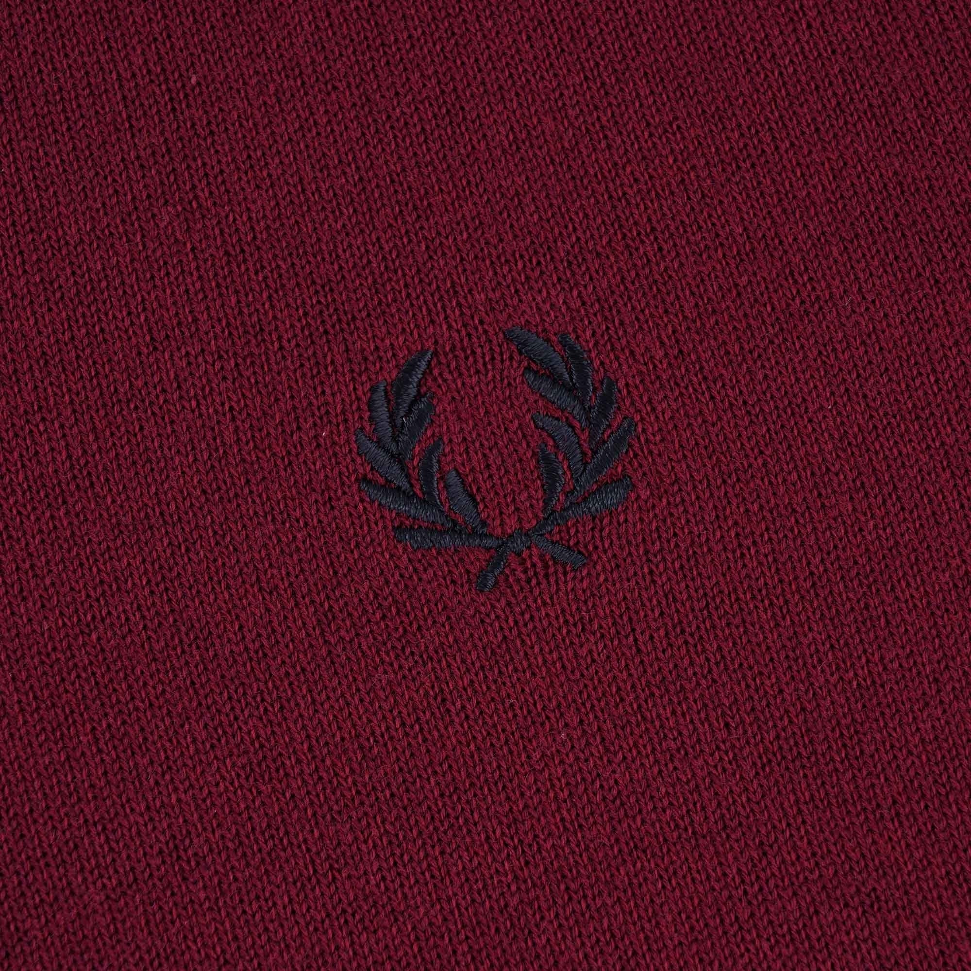 Fred Perry Classic Crew Neck Jumper - Tawny Port
