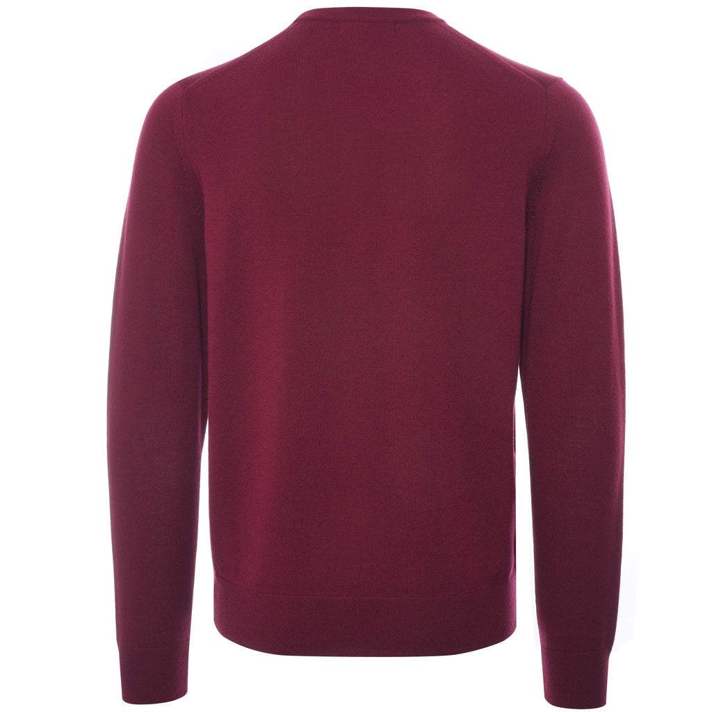 Fred Perry Classic Crew Neck Jumper - Tawny Port