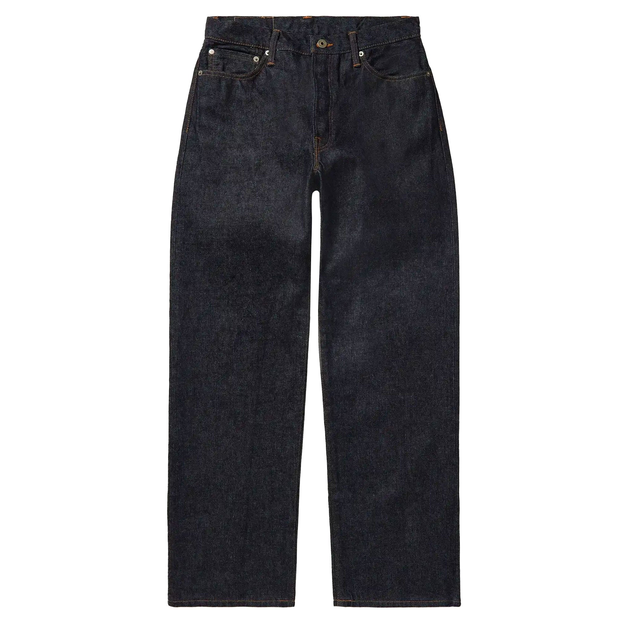 Snow Peak Straight-Leg Selvedge Recycled Jeans - Indigo