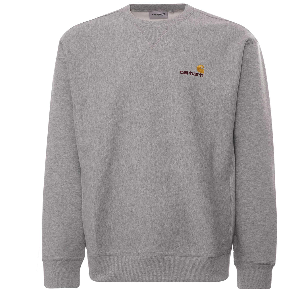 Carhartt WIP American Script Sweatshirt - Grey Heather