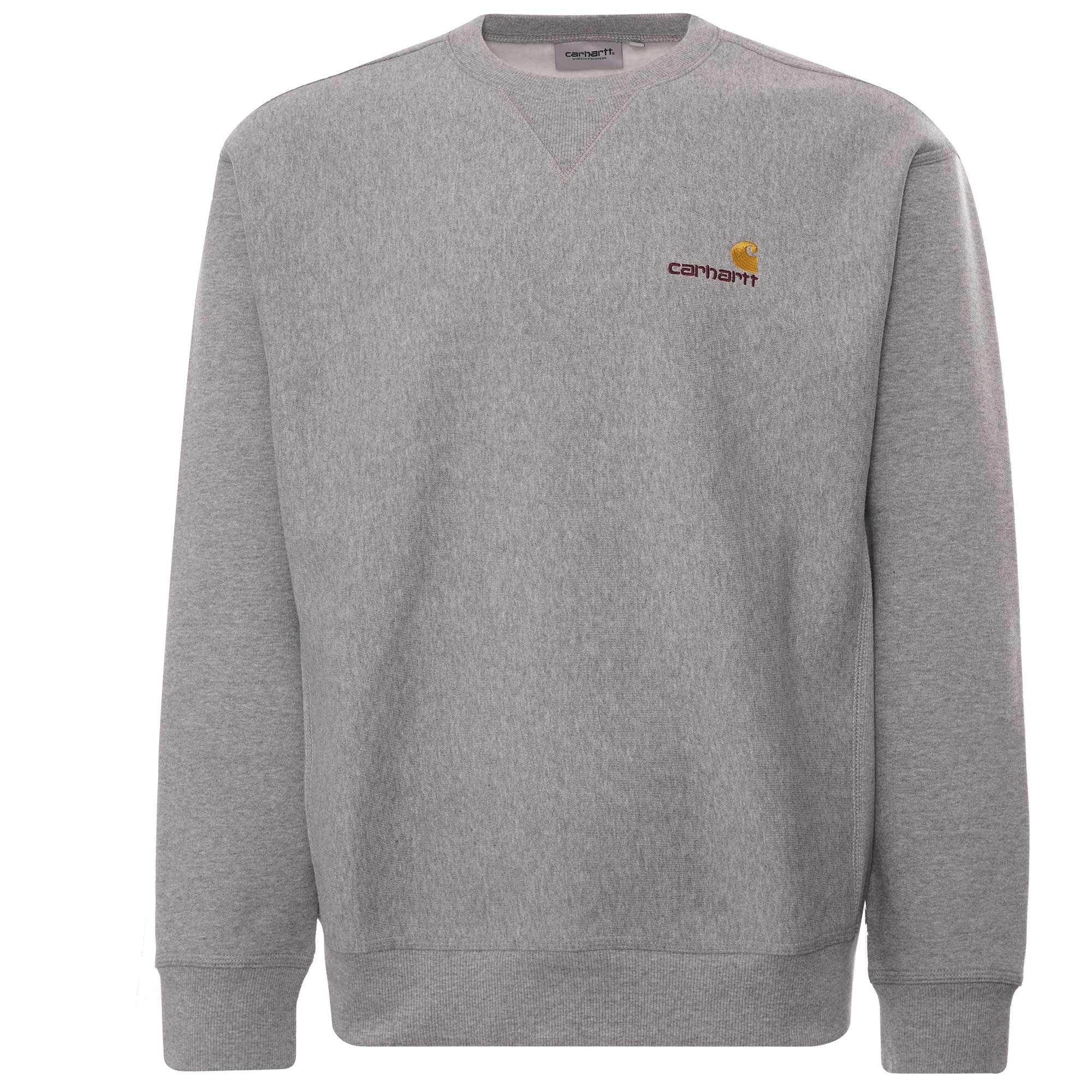 Carhartt WIP American Script Sweatshirt - Grey Heather