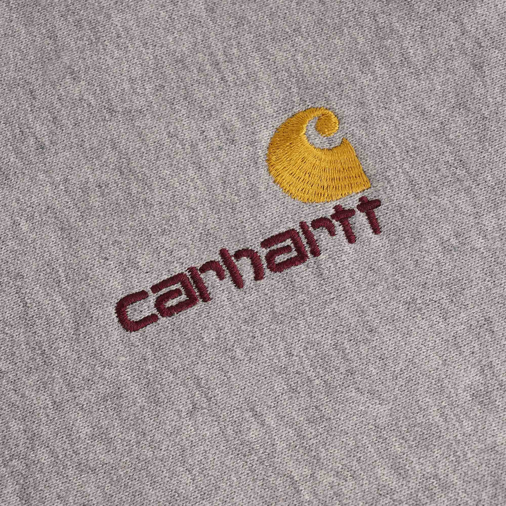 Carhartt WIP American Script Sweatshirt - Grey Heather