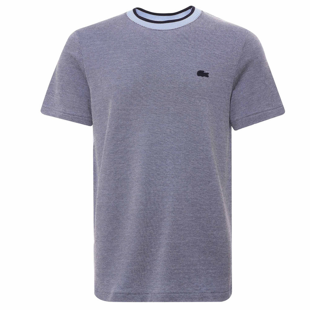 Lacoste Crew Neck Premium Cotton T-Shirt - Blue