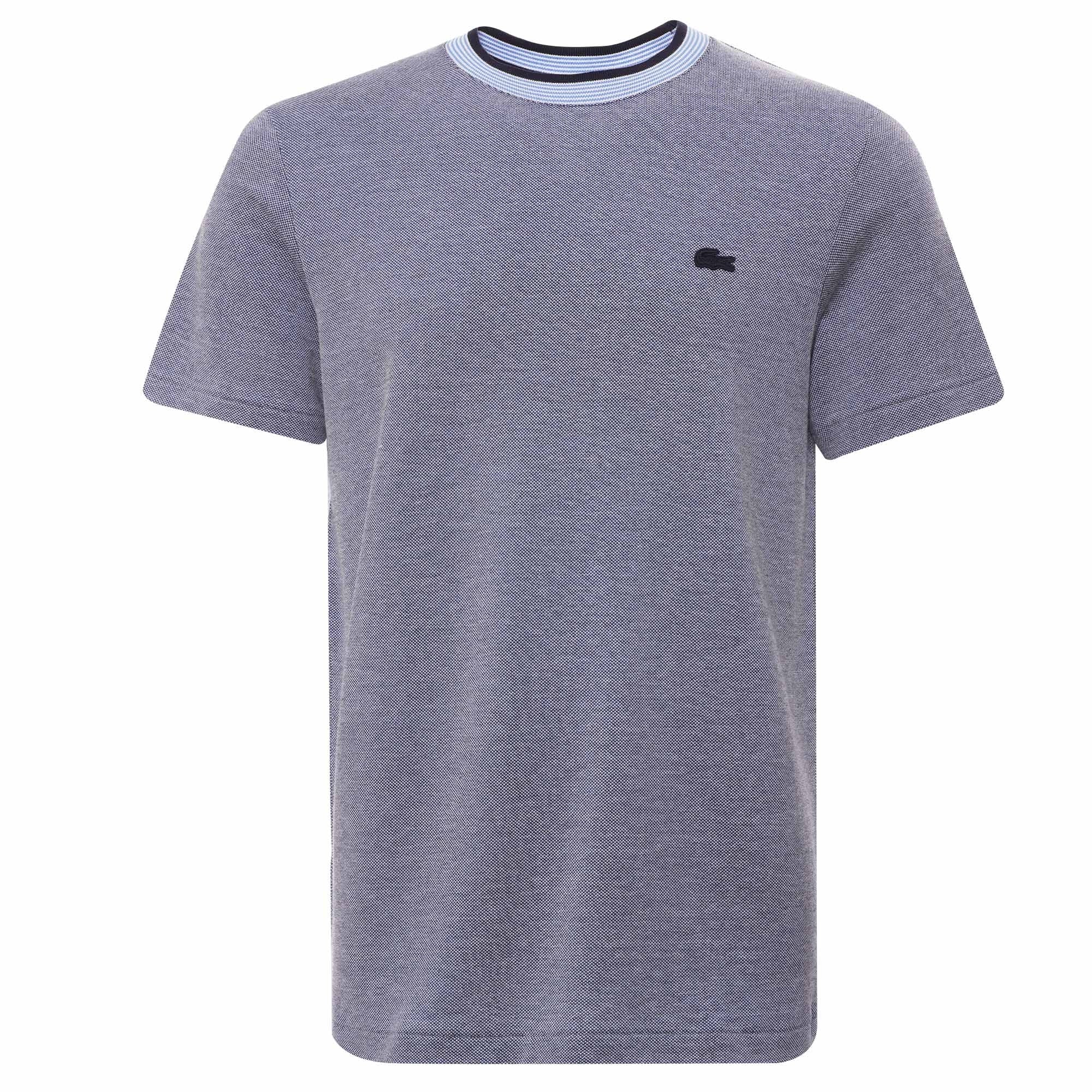Lacoste Crew Neck Premium Cotton T-Shirt - Blue