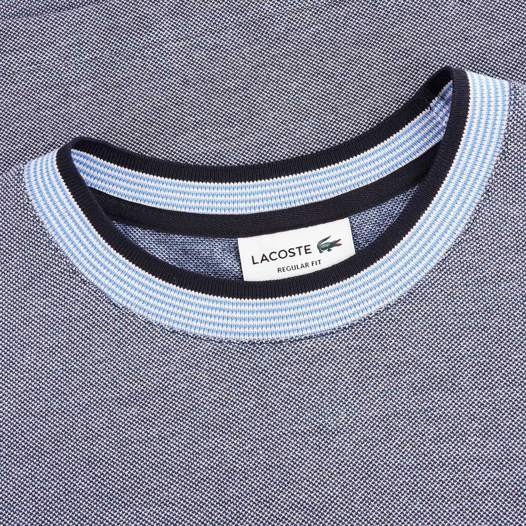 Lacoste Crew Neck Premium Cotton T-Shirt - Blue