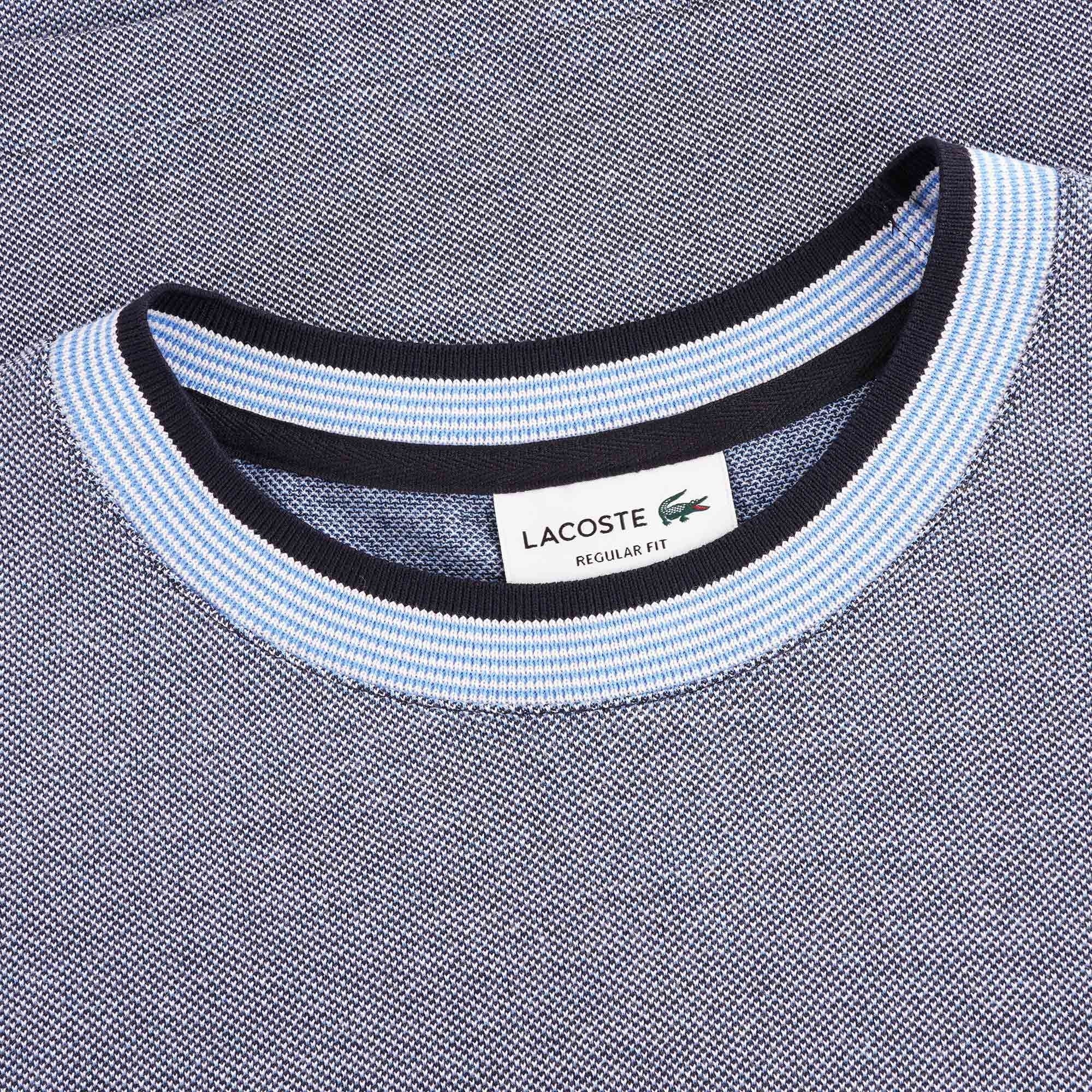 Lacoste Crew Neck Premium Cotton T-Shirt - Blue