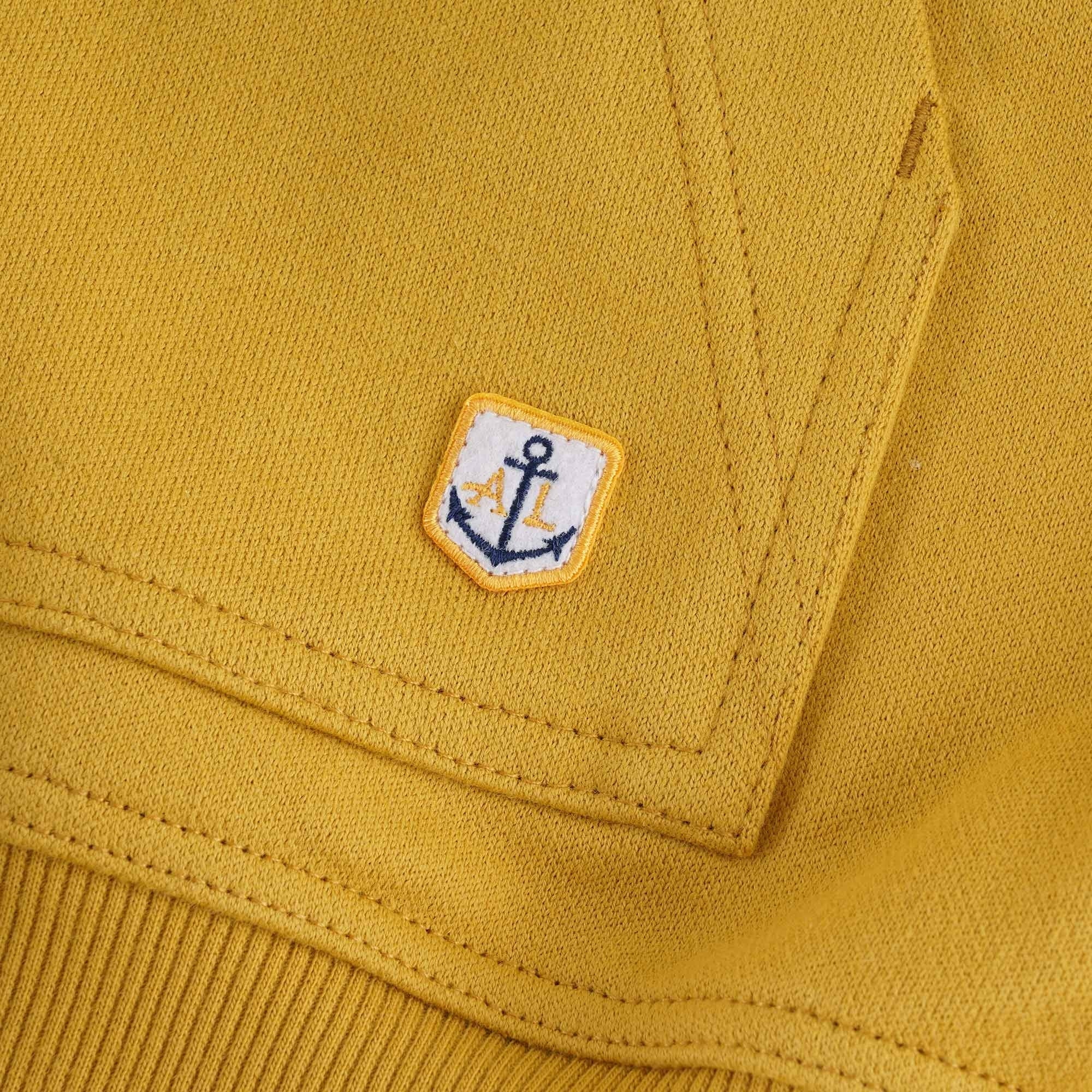 Armor Lux Col Montant Heritage Mock Neck Sweatshirt - Yellow