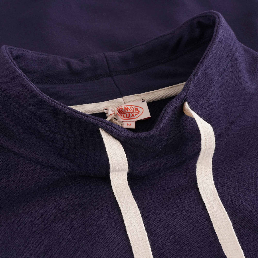 Armor Lux Col Montant Heritage Mock Neck Sweatshirt - Navy