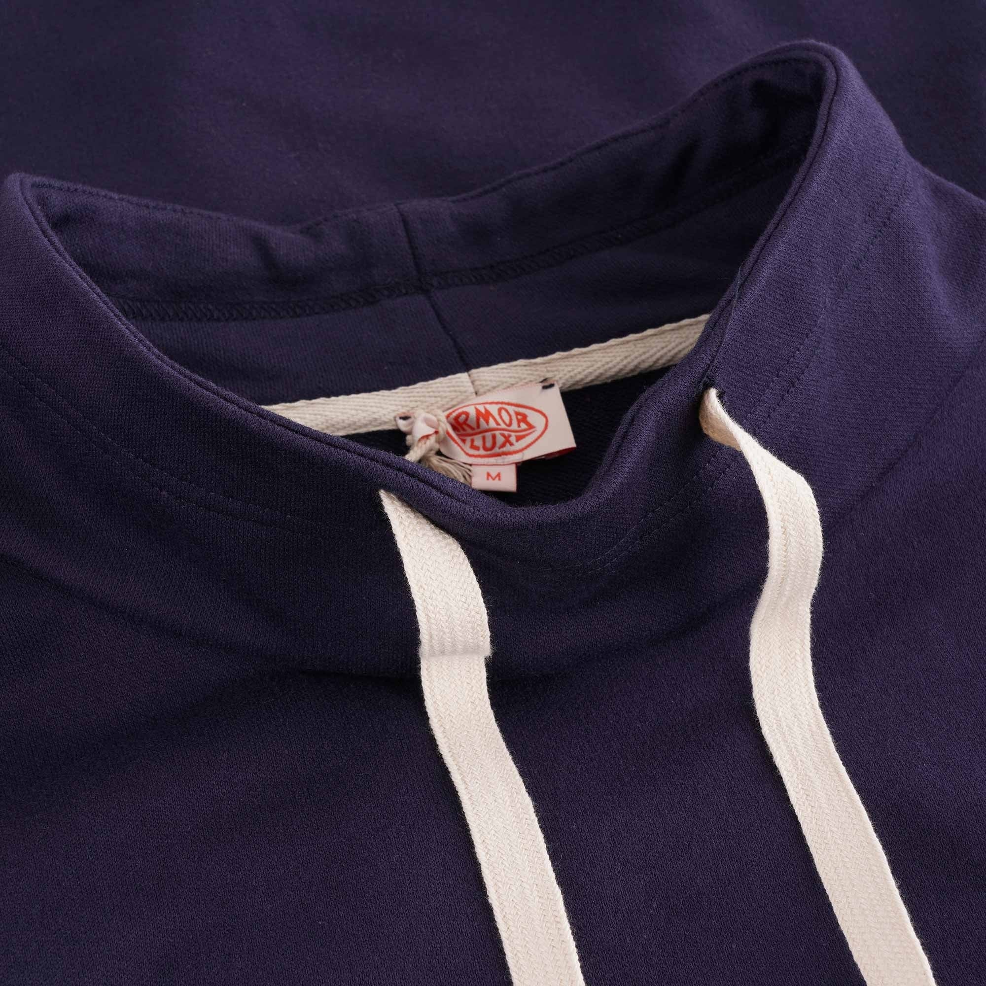 Armor Lux Col Montant Heritage Mock Neck Sweatshirt - Navy