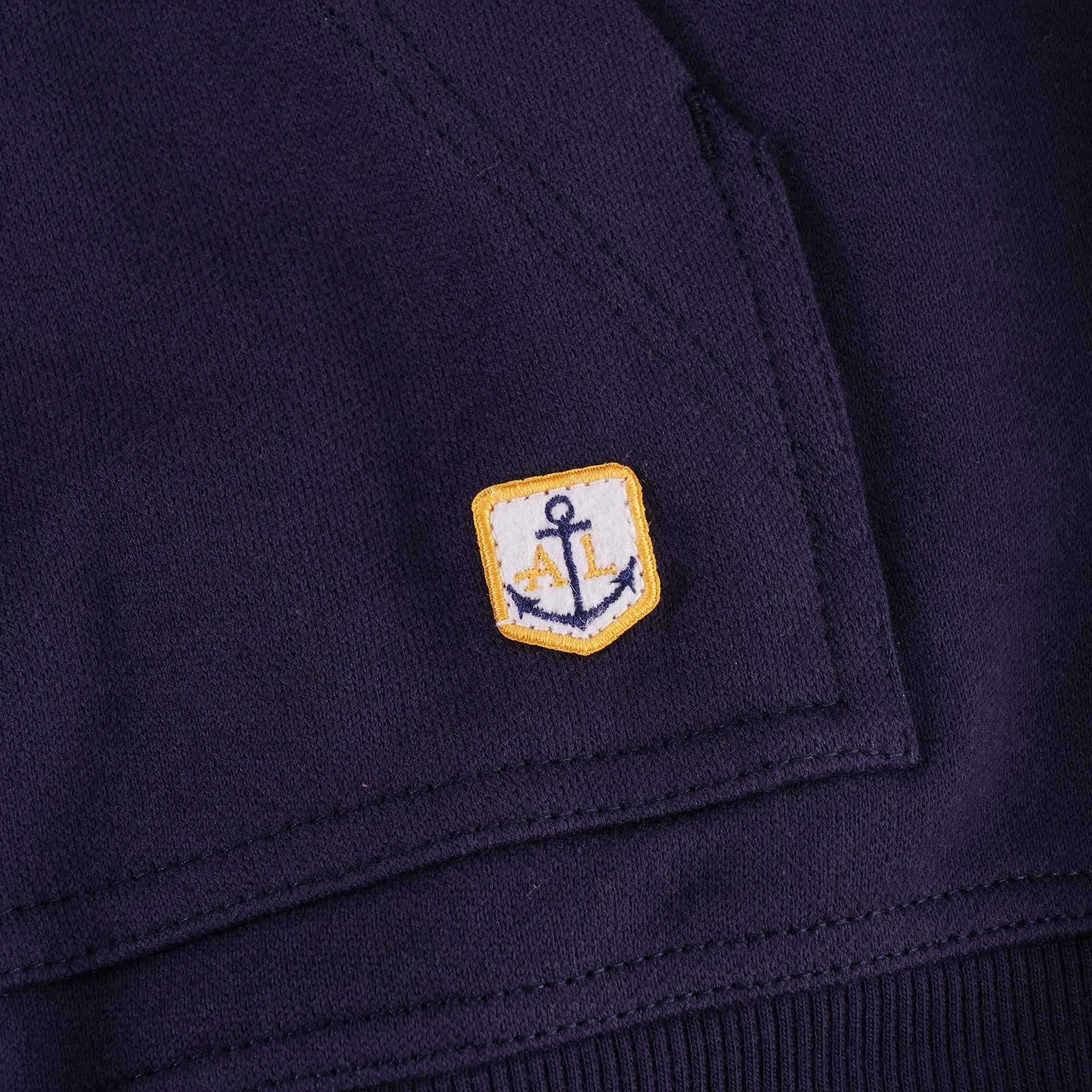 Armor Lux Col Montant Heritage Mock Neck Sweatshirt - Navy