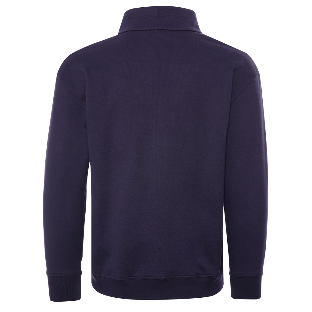Armor Lux Col Montant Heritage Mock Neck Sweatshirt - Navy