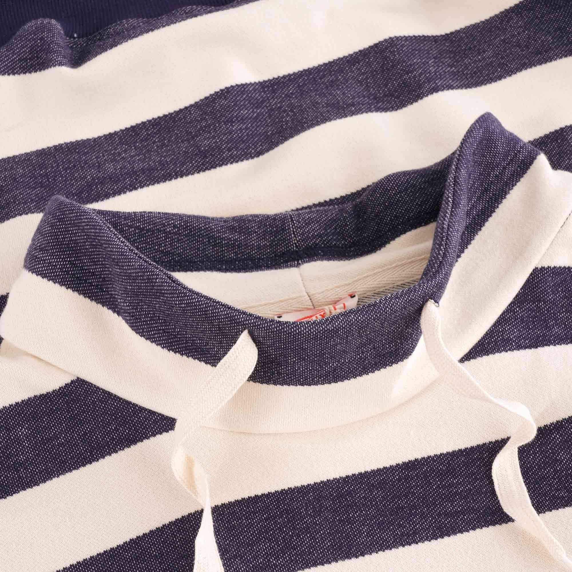 Armor Lux Col Montant Heritage Mock Neck Sweatshirt - Navy/Nature