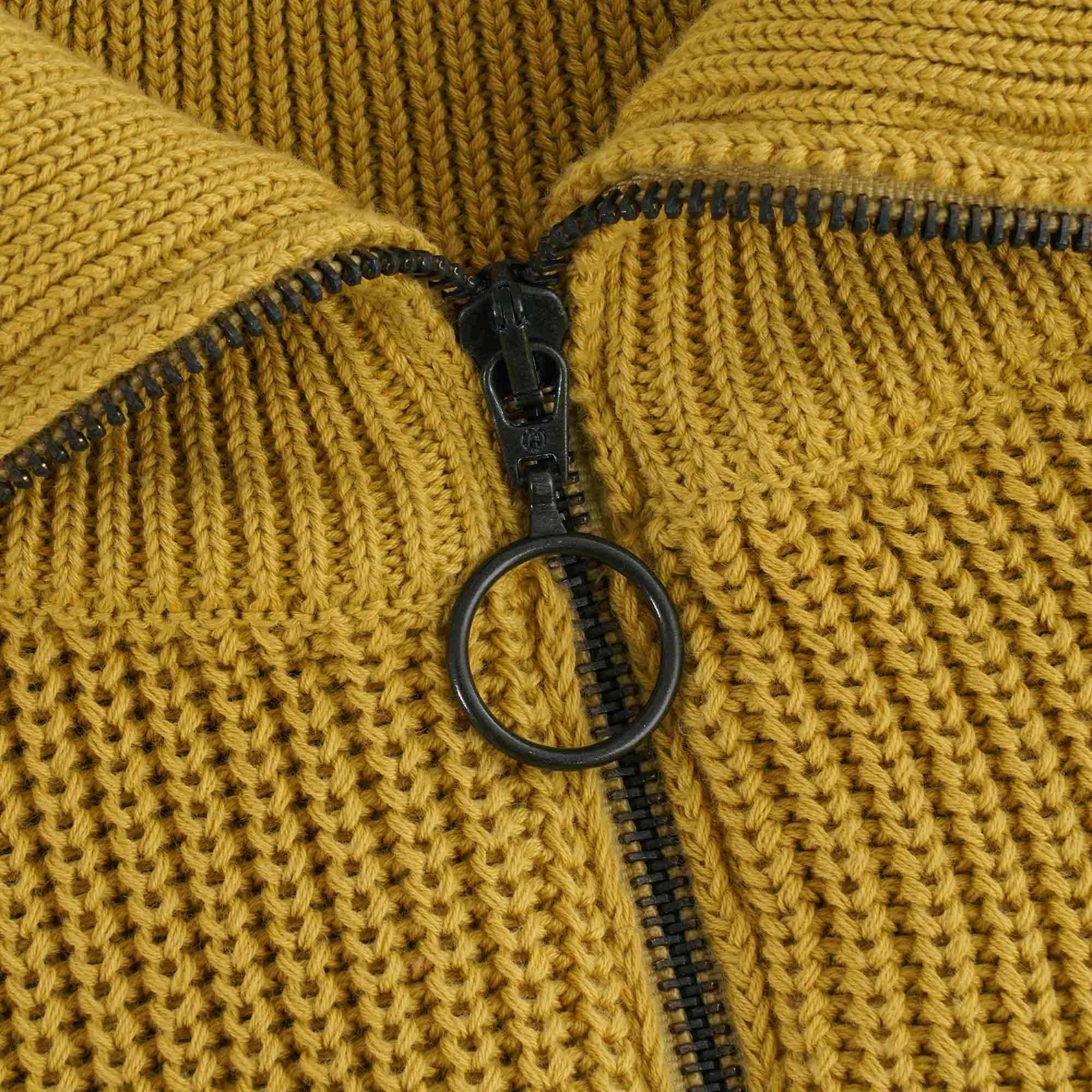 Armor Lux Troyer Half Zip Sweatshirt - Yellow