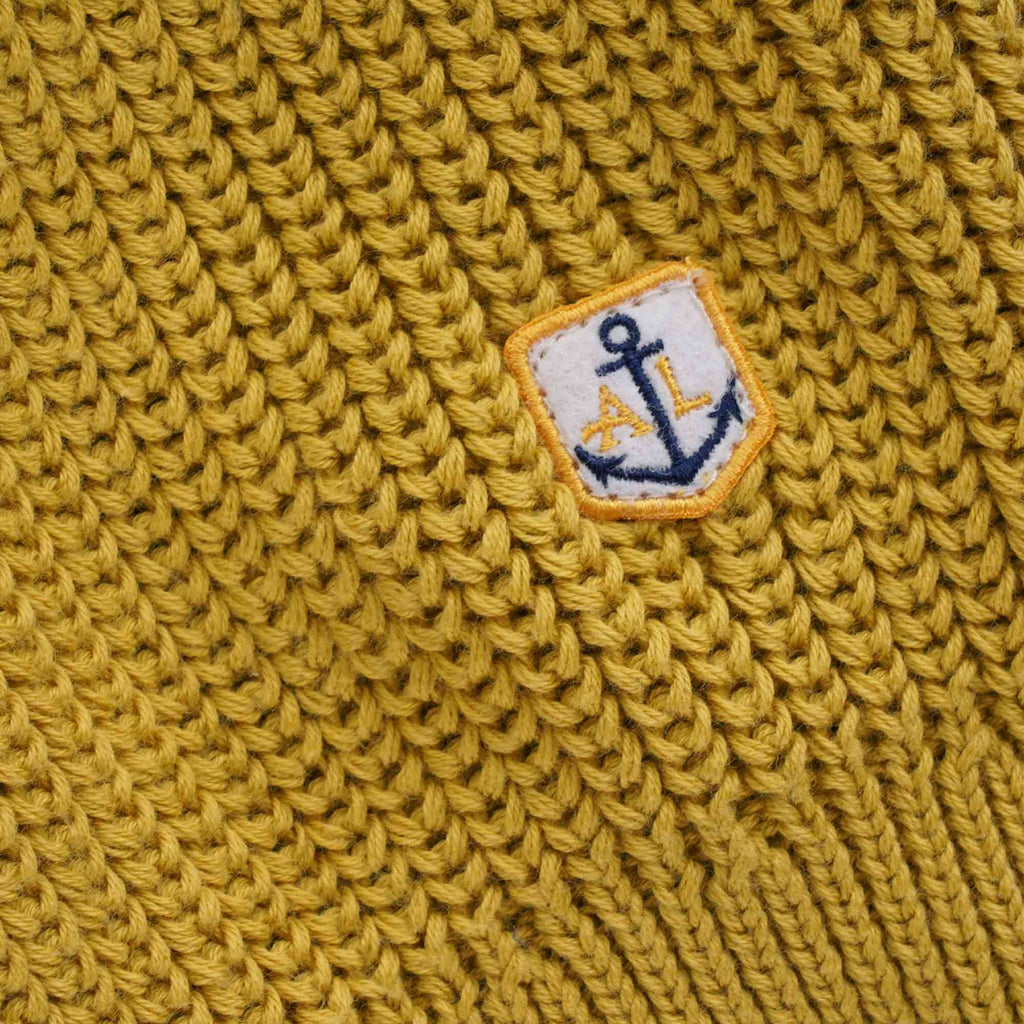 Armor Lux Troyer Half Zip Sweatshirt - Yellow