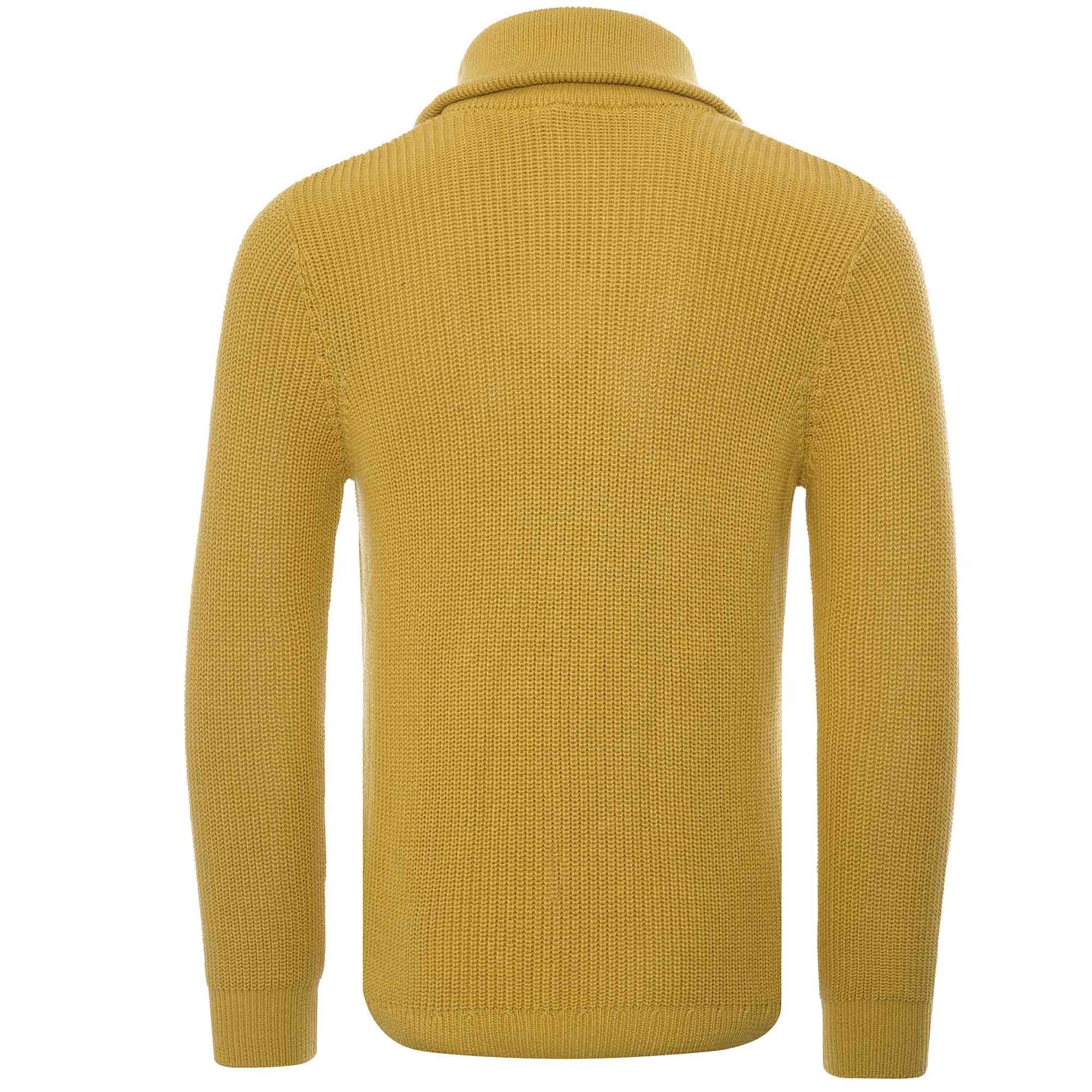 Armor Lux Troyer Half Zip Sweatshirt - Yellow