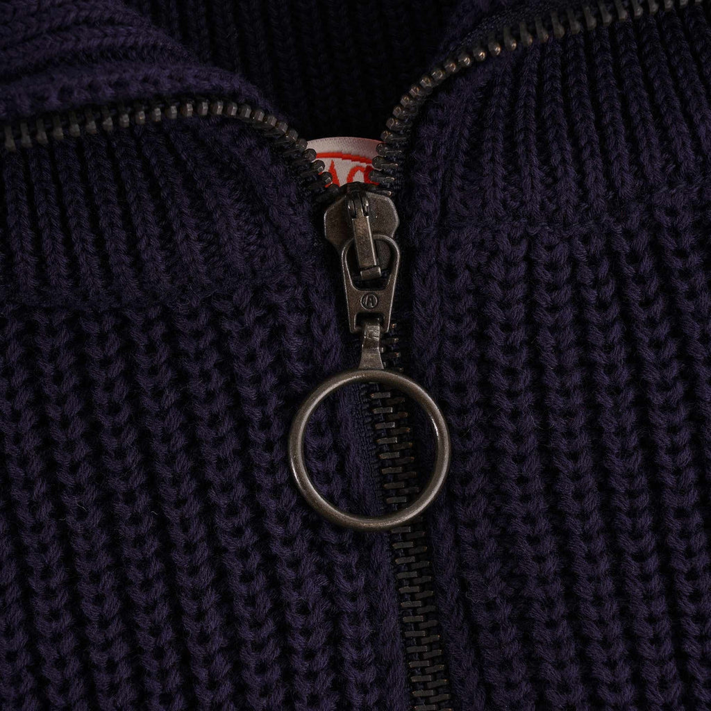 Armor Lux Troyer Half Zip Sweatshirt - Navy