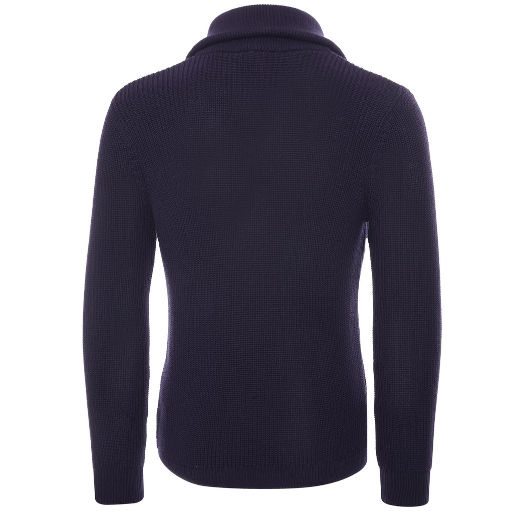 Armor Lux Troyer Half Zip Sweatshirt - Navy
