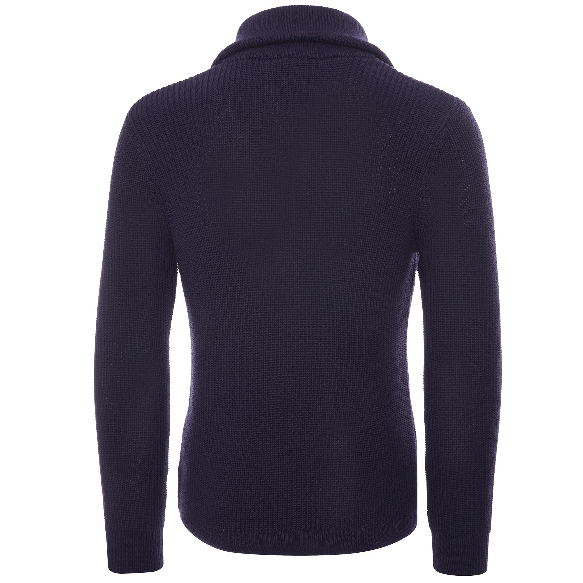 Armor Lux Troyer Half Zip Sweatshirt - Navy
