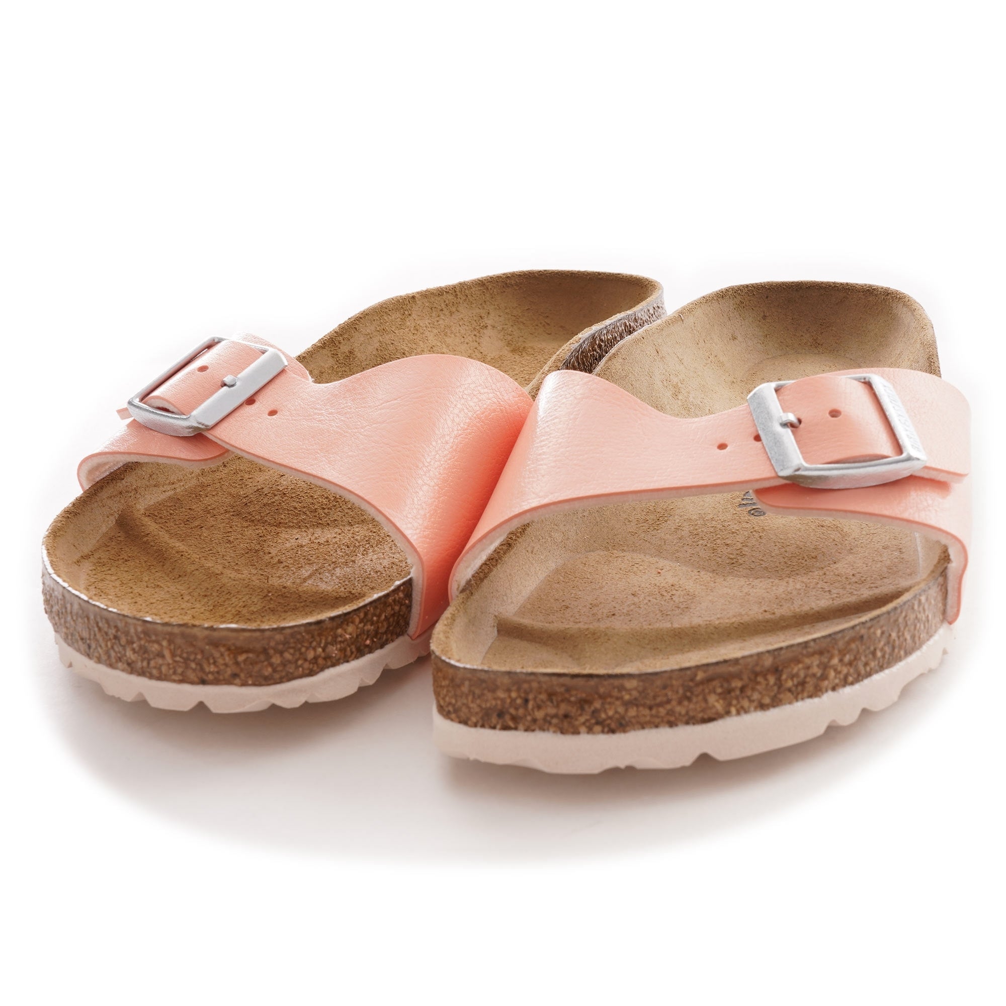 Birkenstock Womens Madrid Birko-Flor - Coral