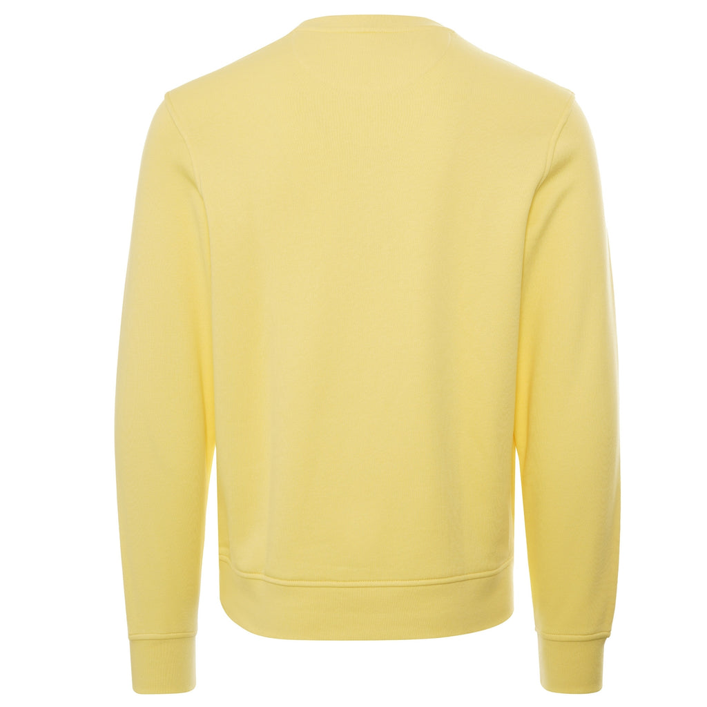 Lacoste Cotton Blend Fleece Sweatshirt - Yellow