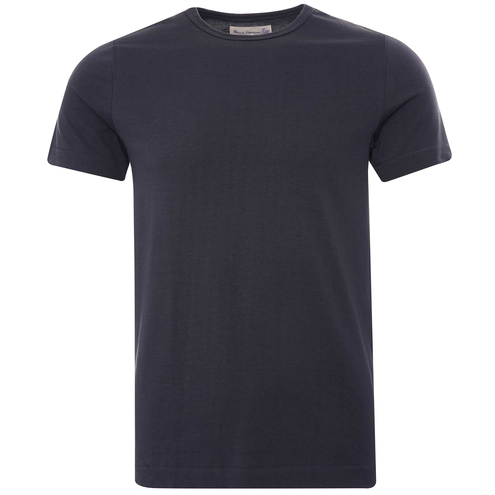 Merz b Schwanen 215 Loopwheeled T-Shirt - Navy