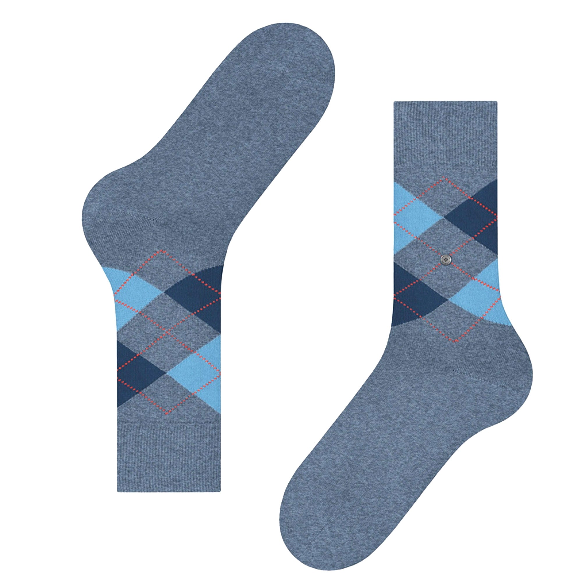 Burlington Socks King Socks - Denim Blue