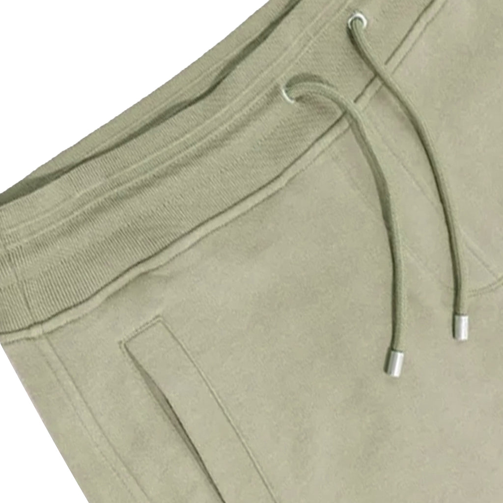 Belstaff Cotton Fleece Sweatshorts - Laurel Green
