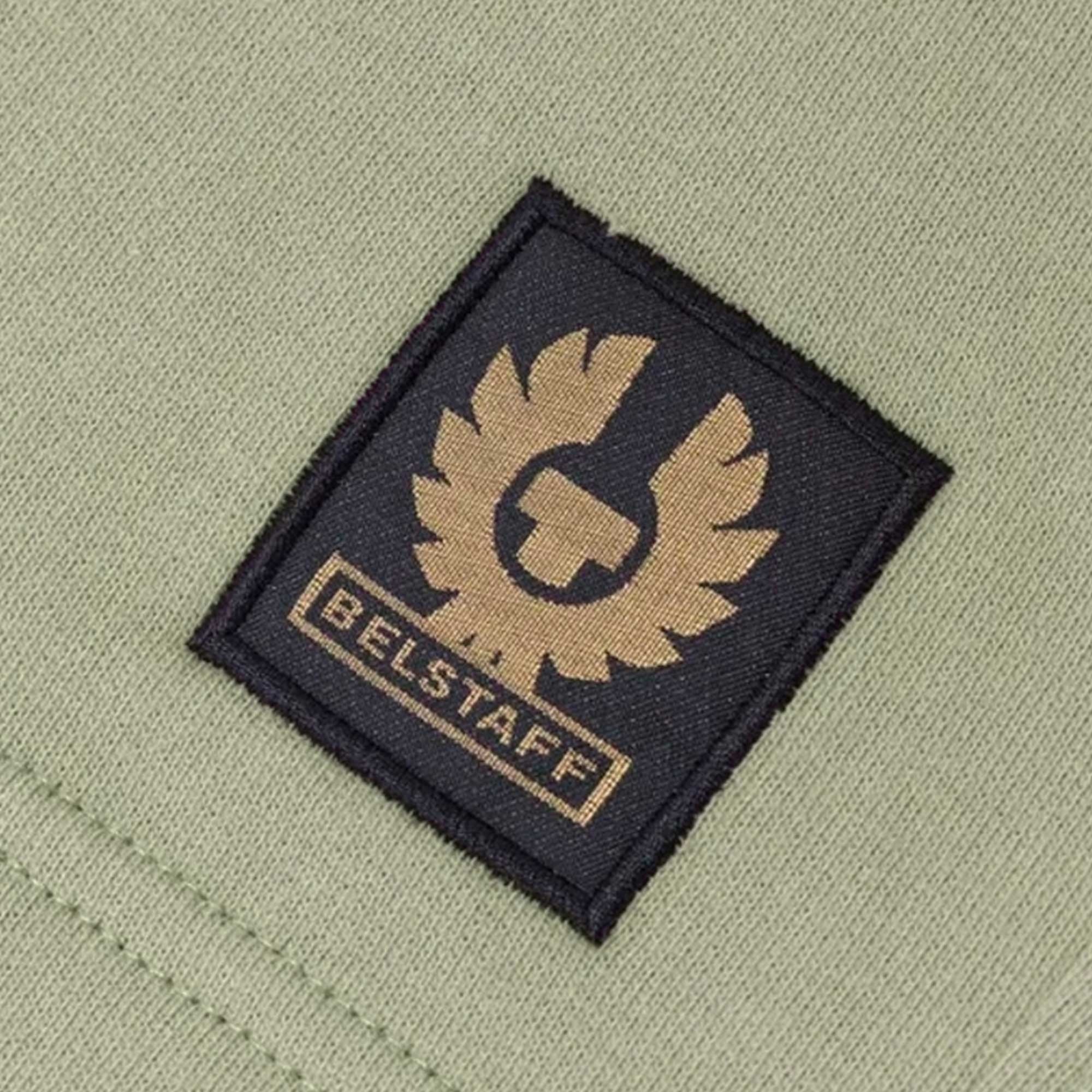 Belstaff Cotton Fleece Sweatshorts - Laurel Green