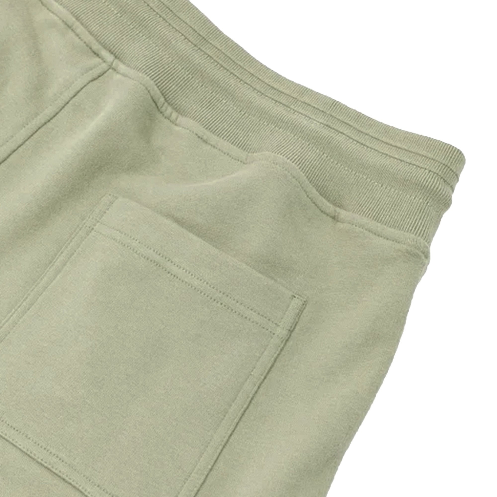 Belstaff Cotton Fleece Sweatshorts - Laurel Green
