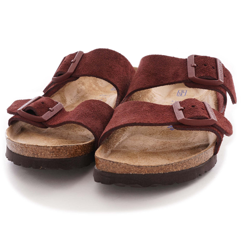 Womens Arizona Soft Footbed Suede Leather - Chocolate