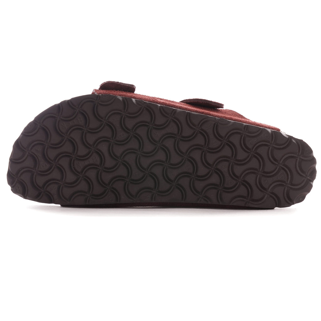 Womens Arizona Soft Footbed Suede Leather - Chocolate