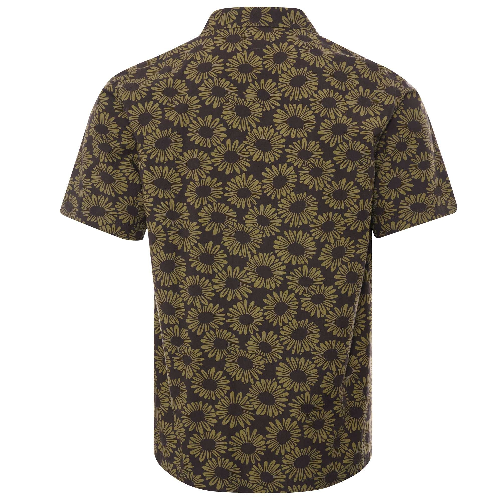 Universal Works Organic Flower Road Shirt - Brown