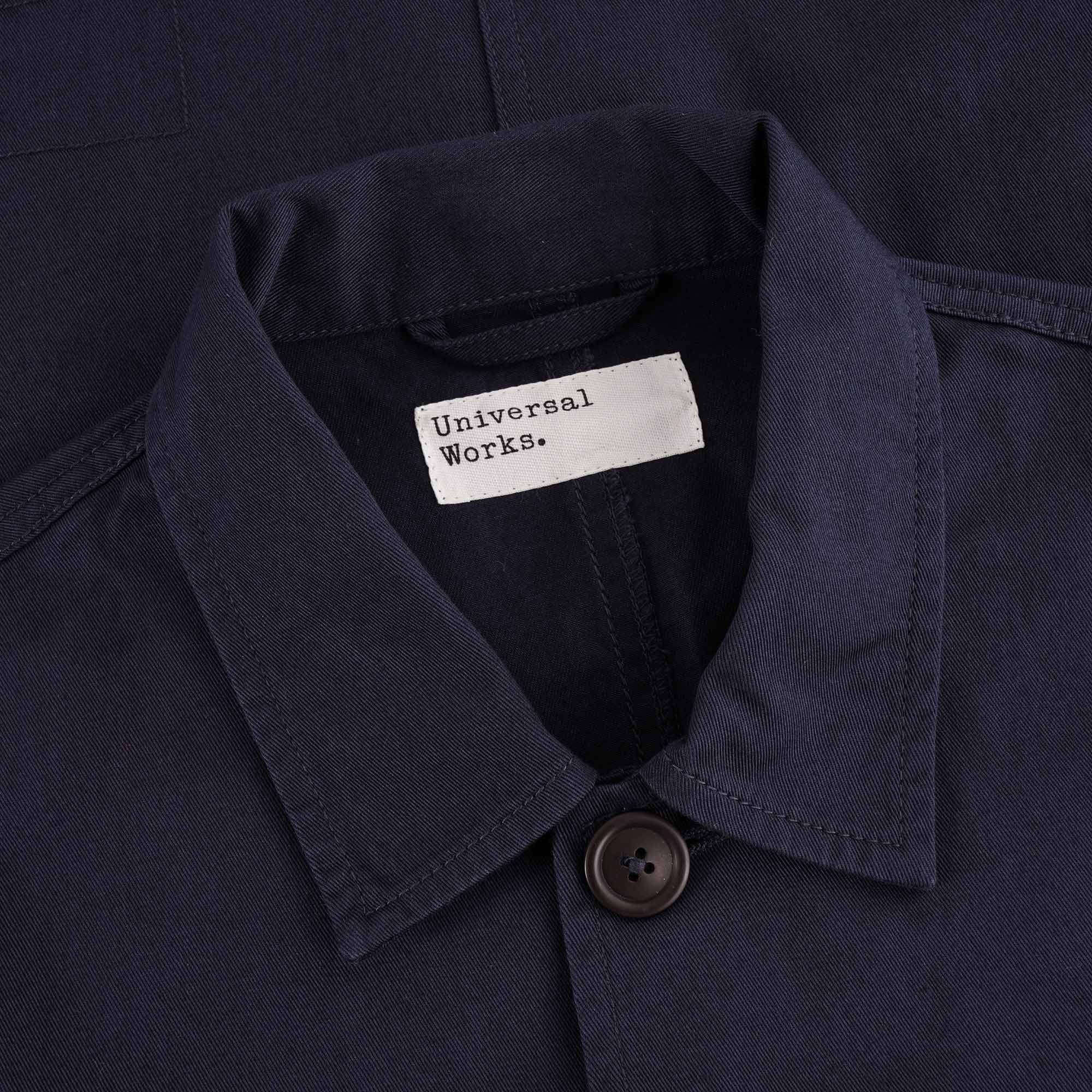 Universal Works Twill Bakers Jacket - Navy