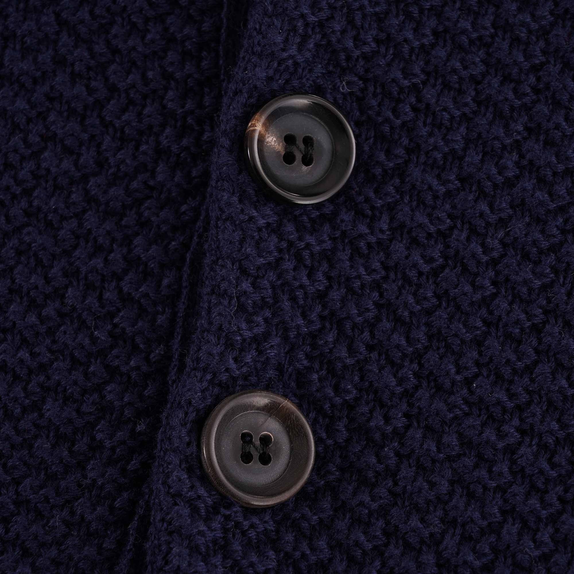 Oliver Spencer Pablo Knitted Polo Shirt - Navy