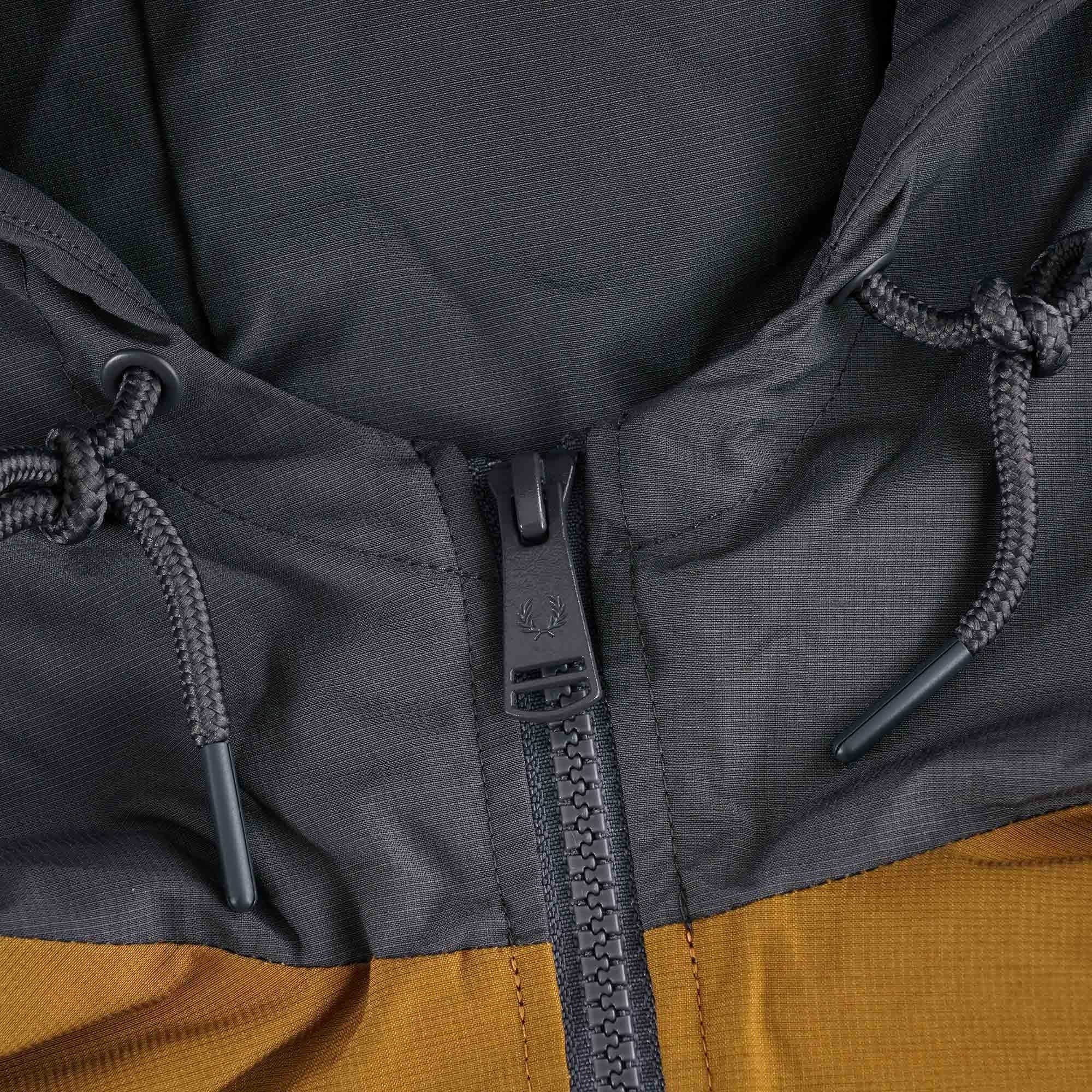 Fred Perry Colour Block Sailing Jacket - Gunmetal Grey