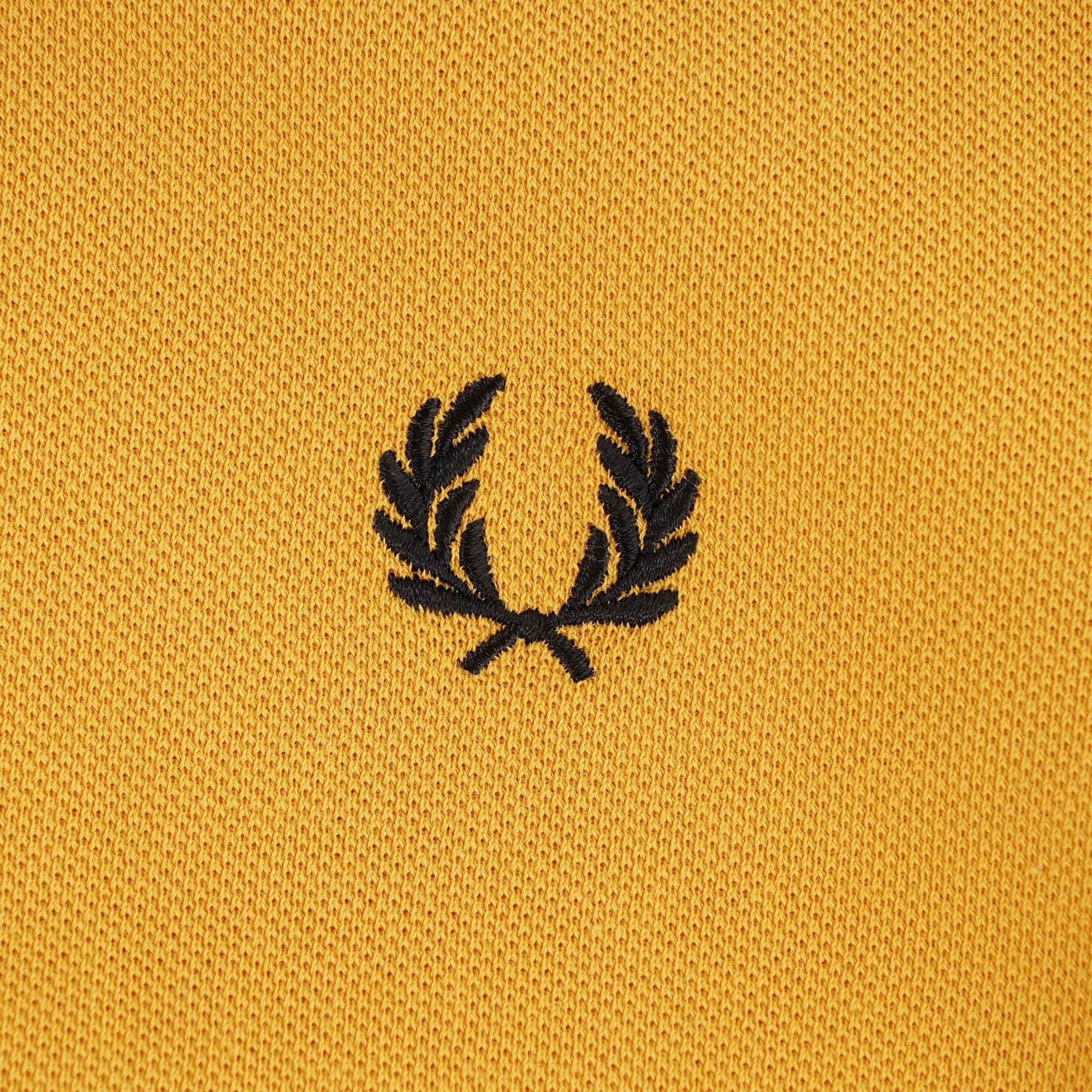 Fred Perry M3600 Twin Tipped Polo - Gold/Black