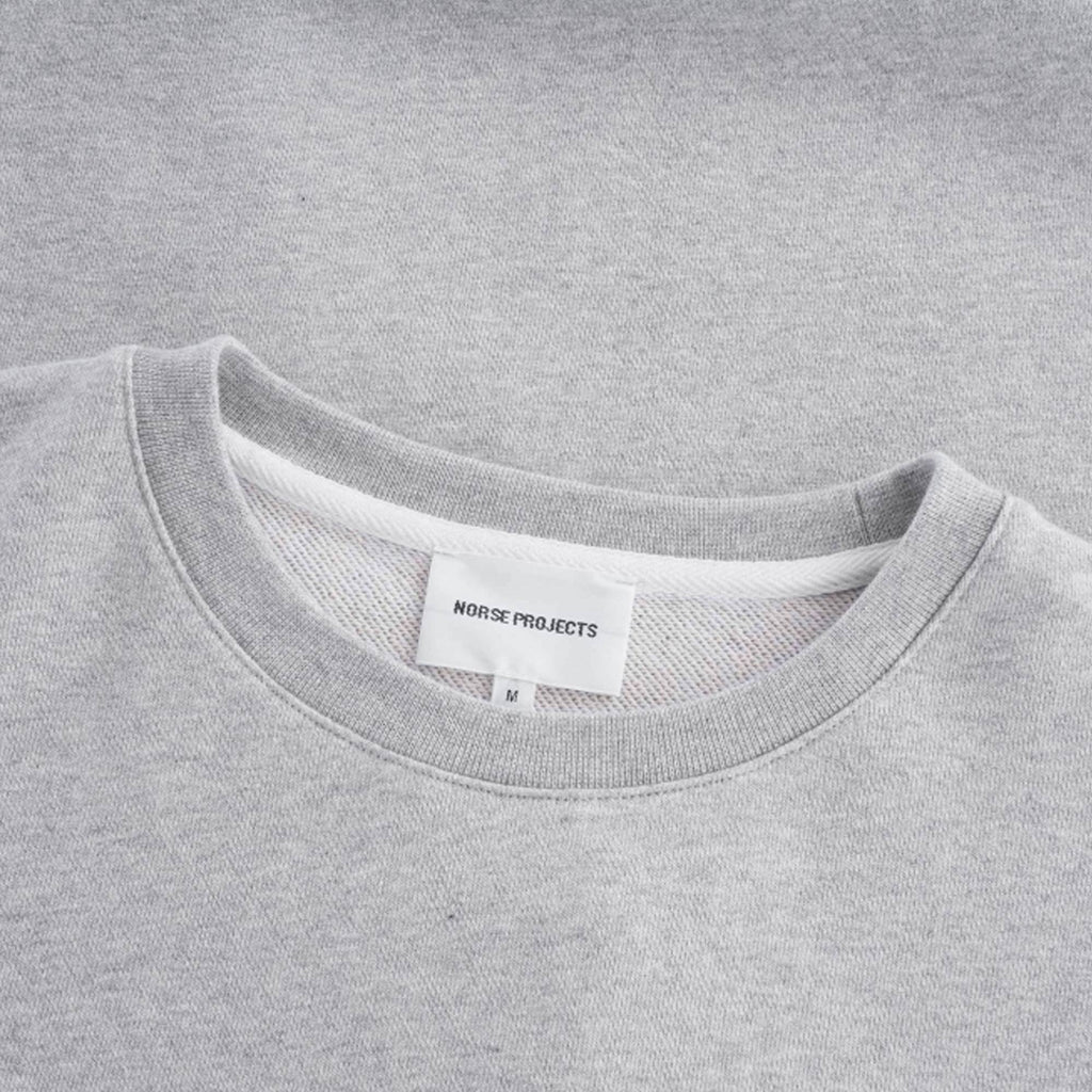 Vagn Classic Crew Sweatshirt - Light Grey