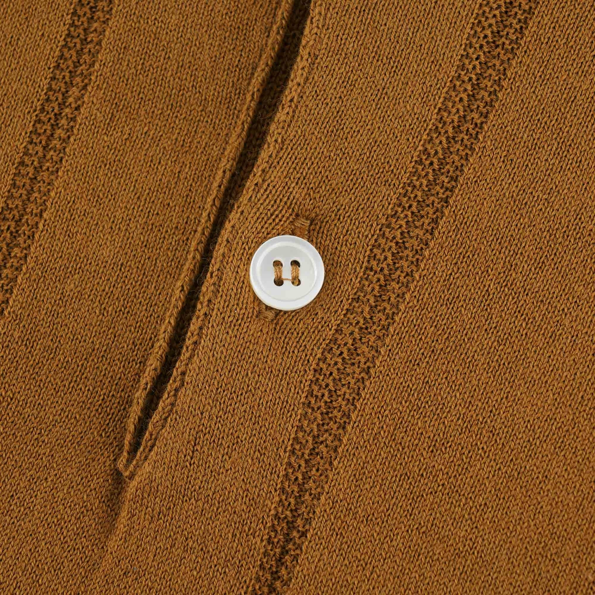 Far Afield Jacobs Short Sleeve Polo - Tapenade Brown