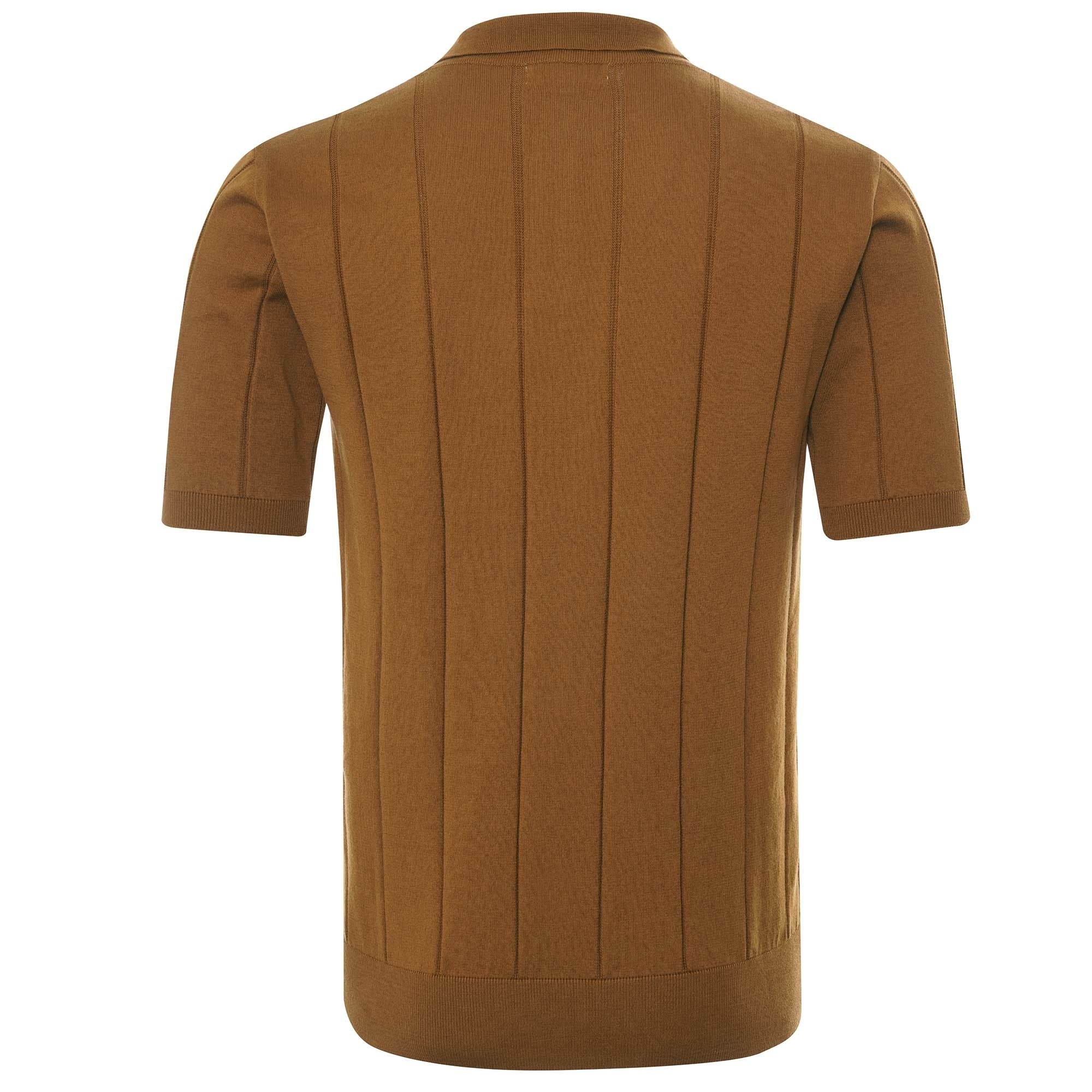 Far Afield Jacobs Short Sleeve Polo - Tapenade Brown
