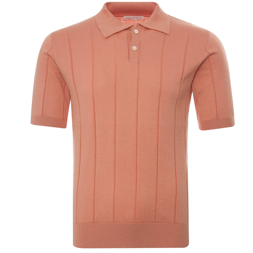 Far Afield Jacobs Short Sleeve Polo - Muted Clay